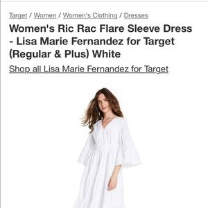Lisa Marie Fernandez x target white dress size S